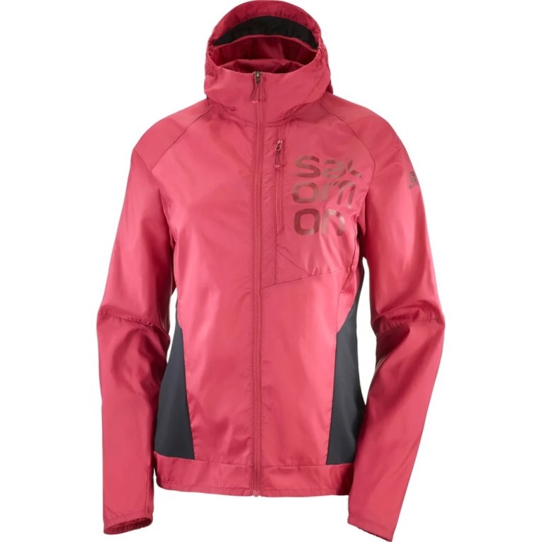 Salomon Bonatti Cross Wind Women's Shell Jackets Red | CA 87P90